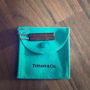 Tiffany & Co Rare 1837 Bar Drop Earrings (Vintage)